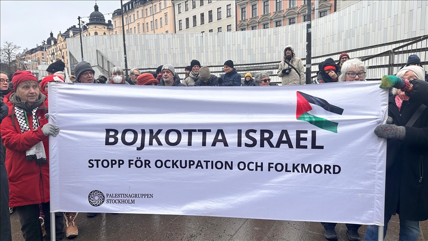 Suède - Stockholm : des centaines de manifestants dénoncent les mesures d’Israël visant l’annexion de la Cisjordanie
