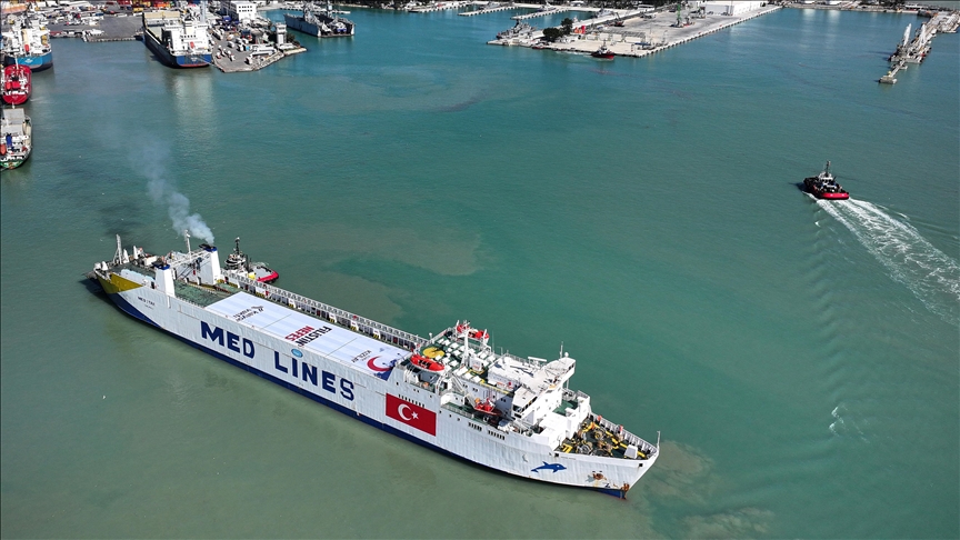 Turkish Red Crescent aid continues to flow into Gaza after reopening of Rafah crossing
