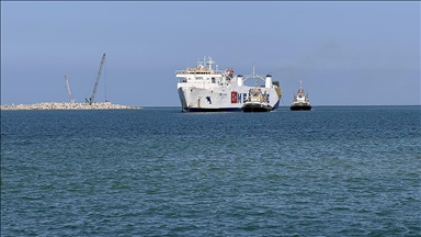 Türk Kızılayın Gazze için hazırladığı 21. "İyilik Gemisi" Mısır'a ulaştı