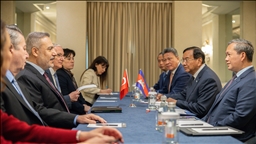 Turkish foreign minister holds sideline talks with Cambodia, Vietnam in US
