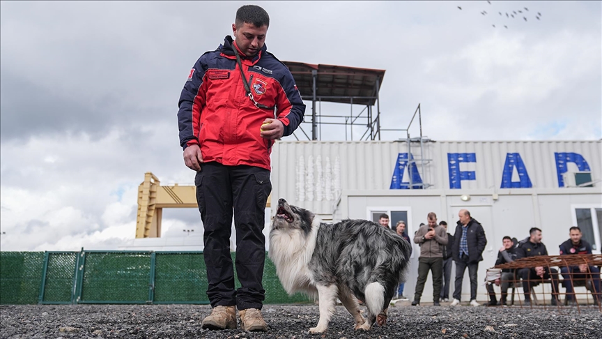 Evdeki can dostları arama kurtarma görevine hazırlanıyor
