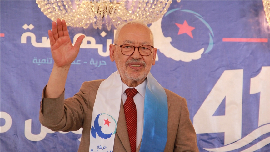 Tunisia’s Ennahda leader Ghannouchi calls for democracy, rule of law in prison message