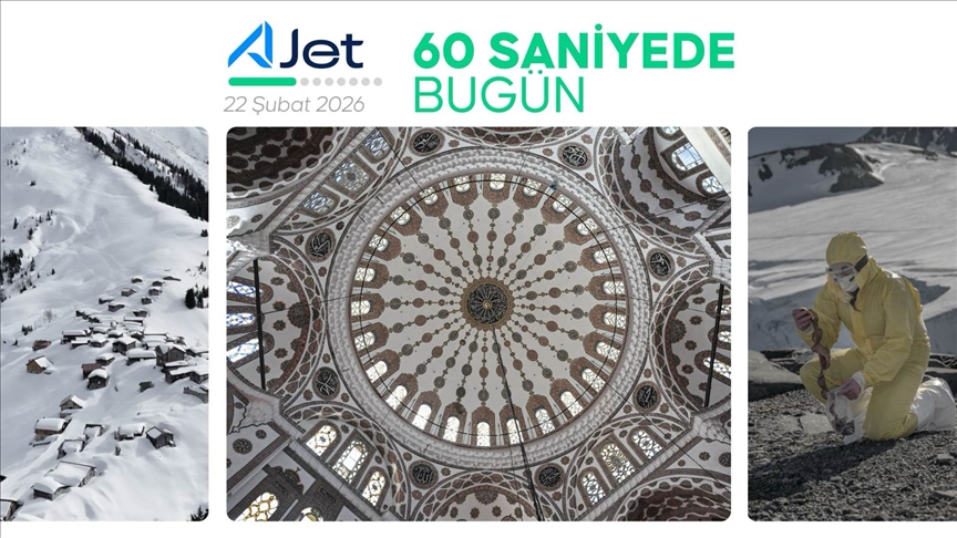 60 saniyede bugün (22 Şubat 2026)