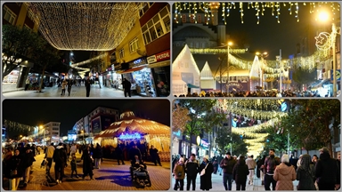 Esenler Dörtyol Meydanı ramazan ayı için ışıklandırıldı