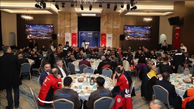 AFAD akredite ekipleri ve sivil toplum kuruluşları, İstanbul'da iftar programında buluştu