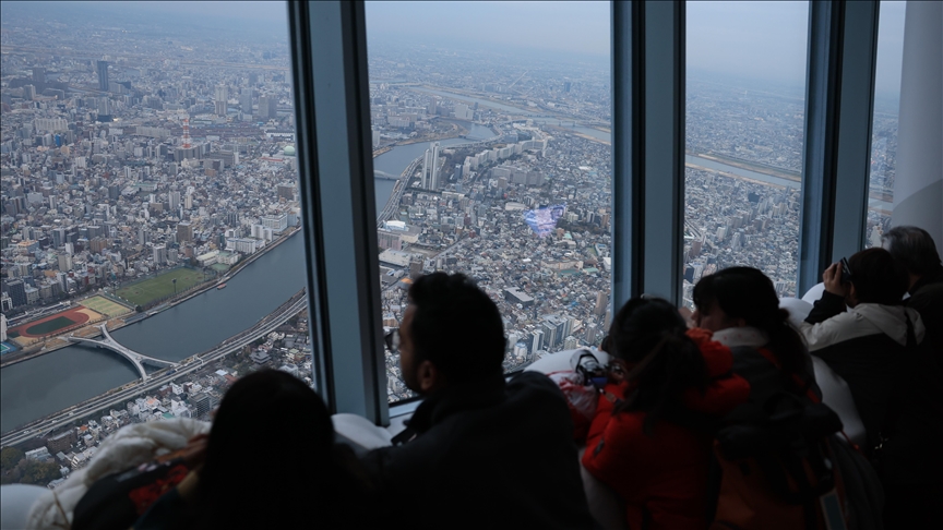 Japan seals tallest broadcasting tower after 20 people trapped inside elevator