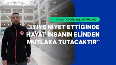 Suça sürüklenmekten manevi değerler ve spor sayesinde kurtuldu