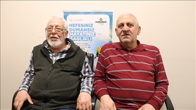 Yarım asırdır içtikleri sigaradan Sağlıklı Hayat Merkezinin desteğiyle kurtuldular