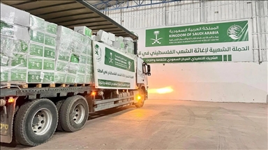 قافلة مساعدات سعودية تصل غزة ضمن حملة شعبية لإغاثة الشعب الفلسطيني