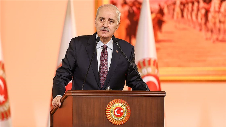 TBMM Başkanı Kurtulmuş: Terör örgütünün bütünüyle tasfiyesi Türkiye'de 50 yıllık çatışmalı dönemi geride bırakacaktır