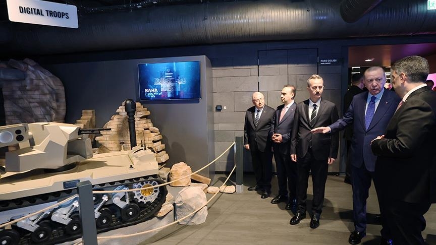 الرئيس أردوغان يتفقد مجمع "هافيلسان" التكنولوجي