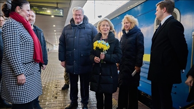 Европейские лидеры прибыли в Киев в четвертую годовщину конфликта в Украине