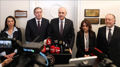 TBMM Başkanı Kurtulmuş, DEM Parti Eş Genel Başkanları Bakırhan ve Hatimoğulları'nı ziyaret etti