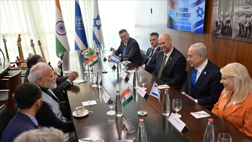 مودي ونتنياهو يبحثان تعزيز التعاون والتطورات الإقليمية