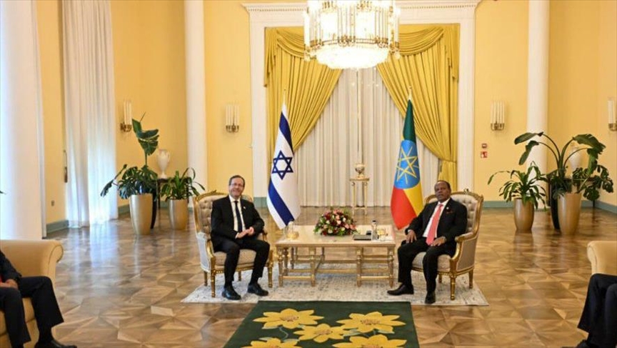 Le président israélien en Éthiopie alors que Selassie réitère son soutien à la solution à deux États