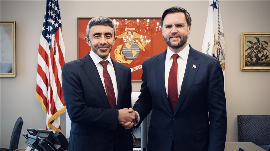 نائب رئيس الولايات المتحدة ووزير خارجية الإمارات يبحثان قضايا إقليمية