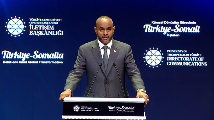 Somalili bakanlar, İletişim Başkanlığındaki "Türkiye-Somali İlişkileri" panelinin açılış konuşmalarını yaptı
