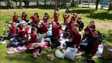 "Çevre beratı" ödüllü ilkokulun öğrencileri duyarlılıklarıyla örnek oluyor