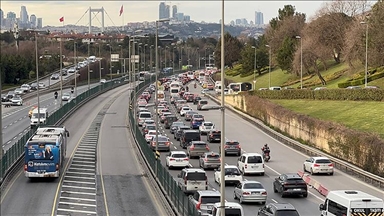 İstanbul'da iftar öncesi trafik yoğunluğu yüzde 85'e çıktı