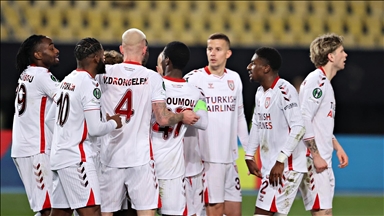 Samsunspor, UEFA Konferans Ligi son 16 play-off turu rövanşında yarın Shkendija ile karşılaşacak