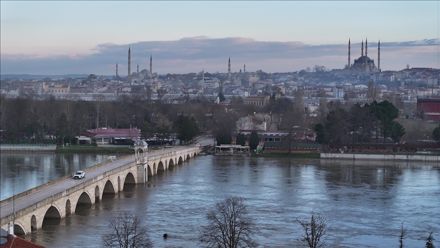 Meriç Nehri için ikaz seviyesi "sarı"ya düşürüldü