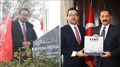 AA Yönetim Kurulu Başkanı Serdar Karagöz, Hatay'da ziyaretlerde bulundu