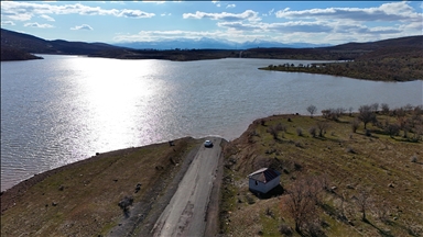 Kuruma noktasına gelen Gülbahar Baraj Gölü mevsimsel yağışlarla canlandı