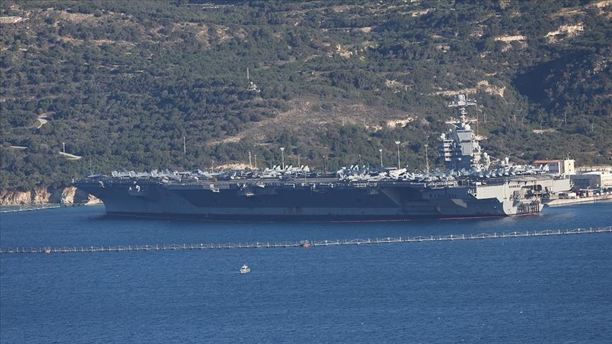 حاملة الطائرات الأمريكية "جيرالد فورد" تصل شواطئ إسرائيل 