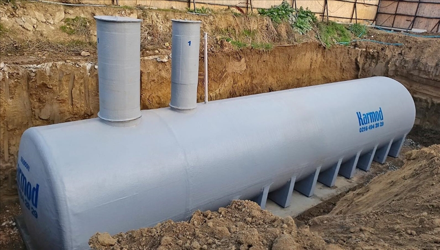 Turkish modular buildings firm Karmod unveils 40-ton polyethylene liquid storage tank