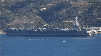 El portaaeronaves estadounidense USS Gerald Rudolph Ford llega a las costas de Israel