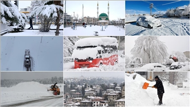 Doğuda etkisini sürdüren kar yağışı hayatı olumsuz etkiliyor