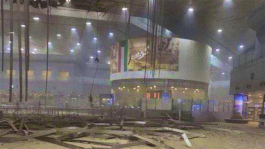 جرحى وأضرار إثر استهداف مطار الكويت بمسيرتين