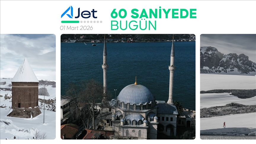 60 saniyede bugün (01 Mart 2026)