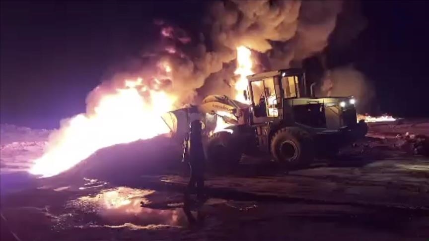 حريق بقاعدة السلام البحرية بأبوظبي جراء هجوم بمسيّرتين إيرانيتين 