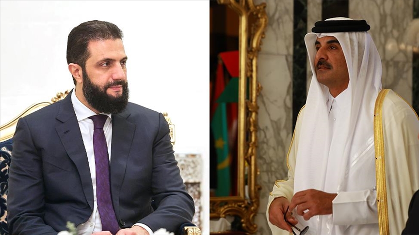 Syrian president, Qatari emir discuss regional tensions