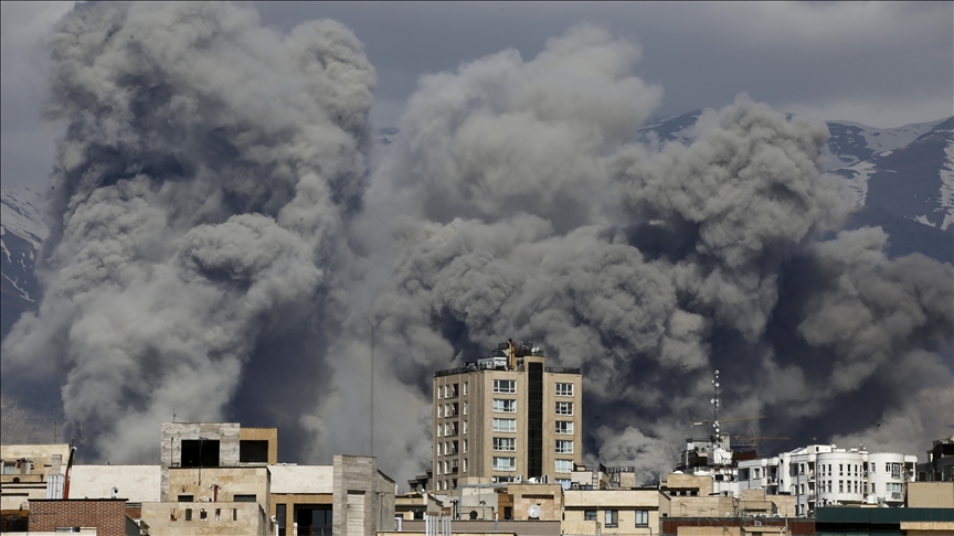 Iran reports US-Israeli attacks on areas near hospitals in Tehran