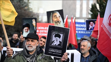 مظاهرة في أنقرة تندد بالعدوان الأمريكي الإسرائيلي على إيران