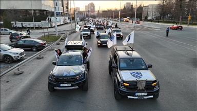 Defile stotina vozila u Sarajevu povodom Dana nezavisnosti BiH