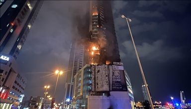 1 killed at Abu Dhabi airport after drone interceptions; debris sparks fires at Dubai sites