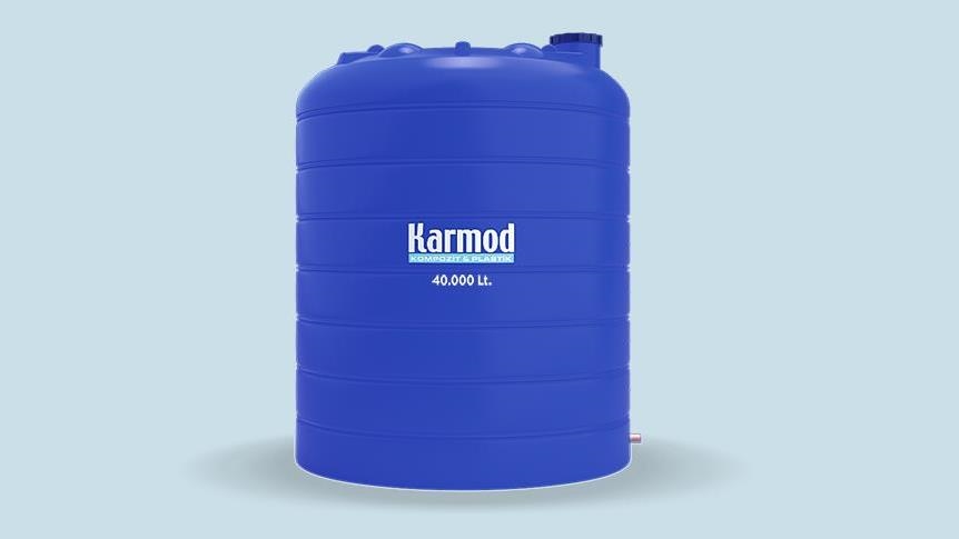Le groupe Karmod développe un réservoir de stockage de liquide en polyéthylène de 40 tonnes