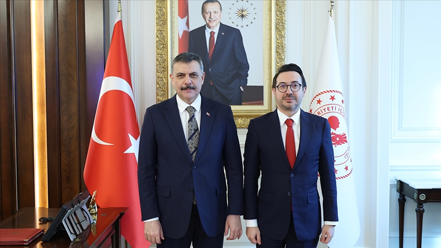 AA Genel Müdürü Karagöz, İçişleri Bakanı Çiftçi'yi ziyaret etti