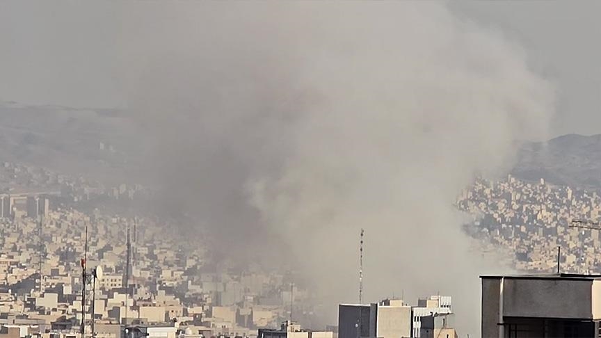 تعرض عدة مواقع وسط طهران للقصف بينها مبنى البرلمان السابق 