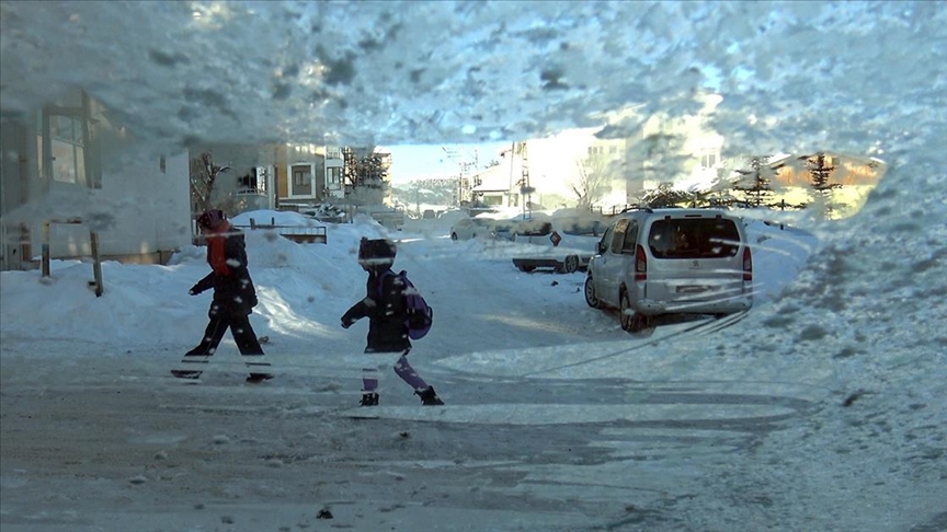 Erzurum'da Soğuk Hava Etkileri