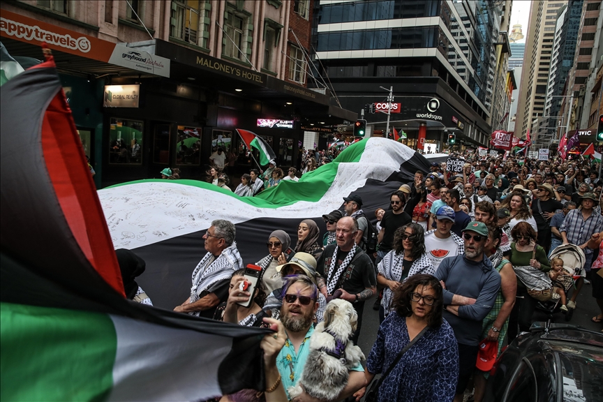 Australian state ban on pro-Palestinian phrases slammed for crushing free speech