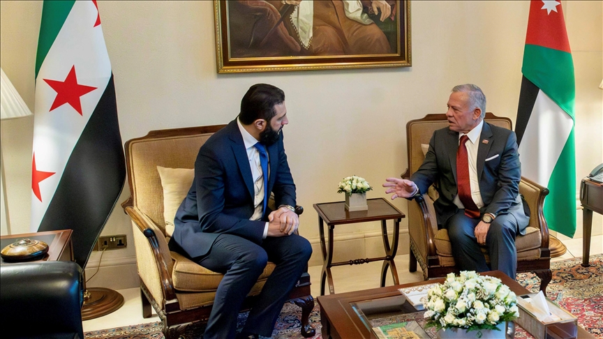 ملك الأردن والرئيس السوري يبحثان الأوضاع الإقليمية 
