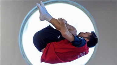 Milli cimnastikçi Hüseyin Engin, madalya için hedef büyüttü