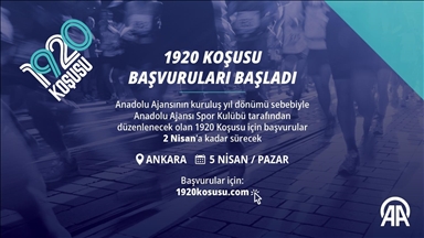 Anadolu Ajansının 106. yılı etkinlikleri kapsamında "1920 Koşusu" düzenlenecek