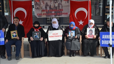 Malbatên Wanî "nobeta ewladan" a li pêşiya avahiya DEM Partiyê domand