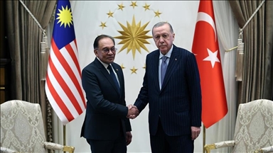 أردوغان يبحث مع أنور إبراهيم  التطورات الإقليمية والعالمية