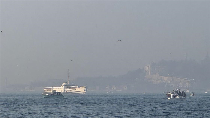 İstanbul'da sabah saatlerinde sis etkili oluyor